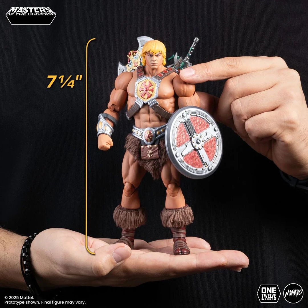 Masters Of The Universe 200X He-Man 1:12 Scale Action Figure By Mondo