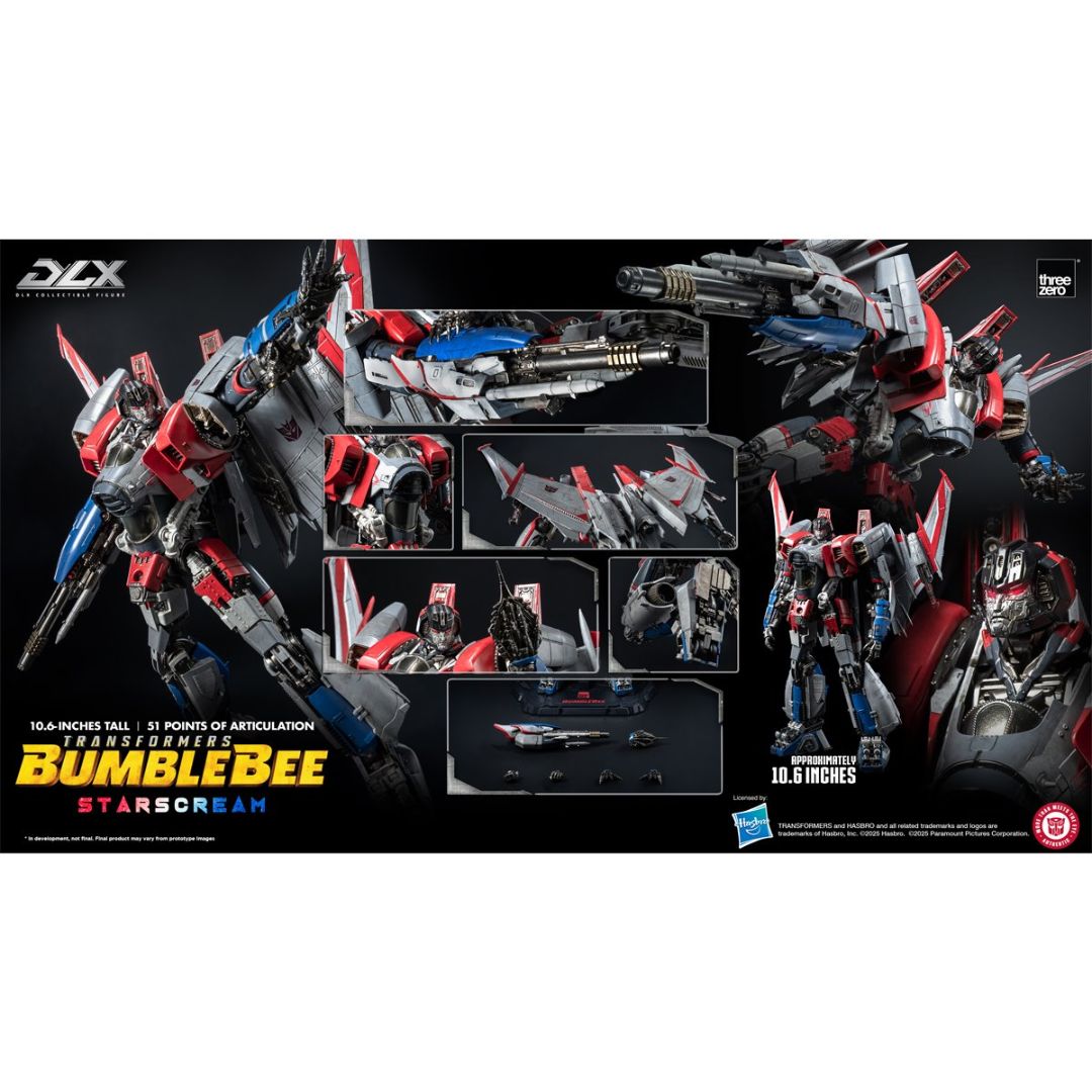 Transformers: Bumblebee Starscream Dlx Action Figure By Threezero