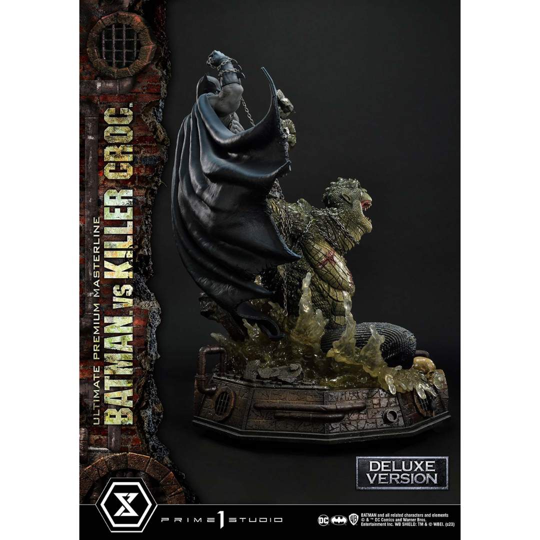 DC Comics Batman VS Killer Croc DX Bonus Version Statue by Prime1 Studios -Prime 1 Studio - India - www.superherotoystore.com