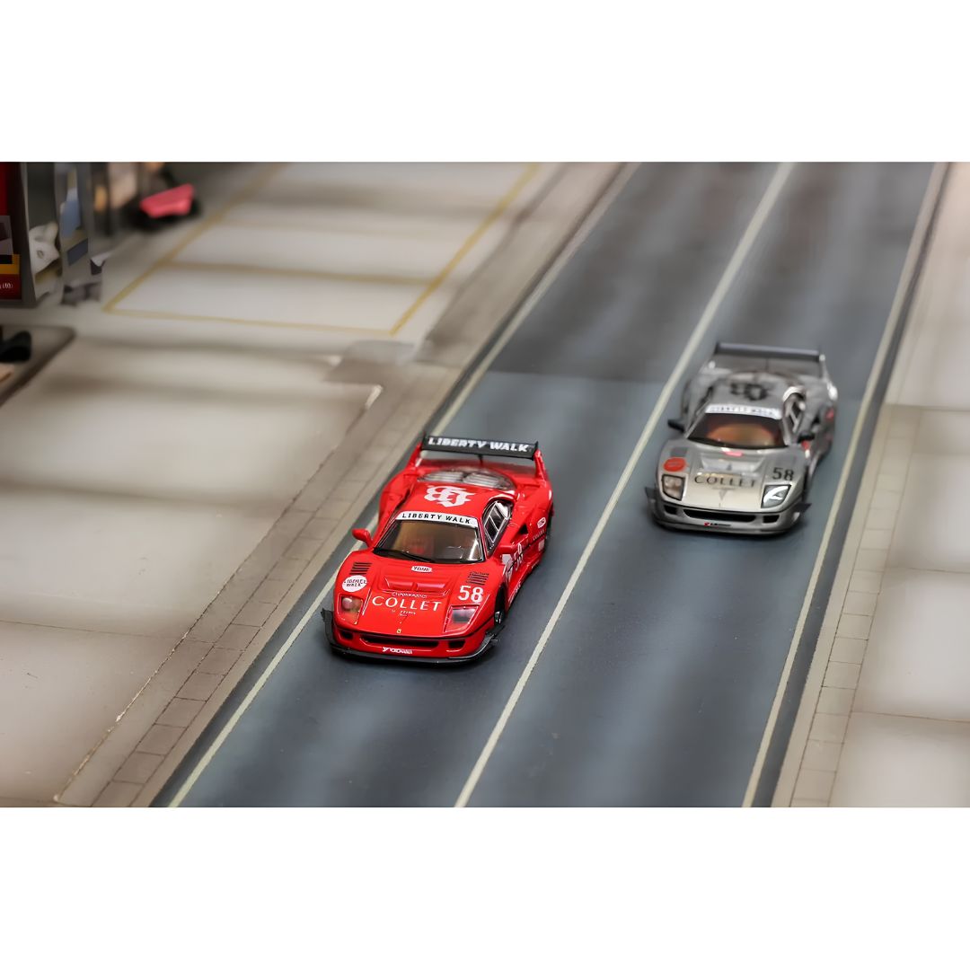 Liberty Walk F40 Raw #58 1:64 Scale Die-Cast Car By Ghost Player X Street Weapon