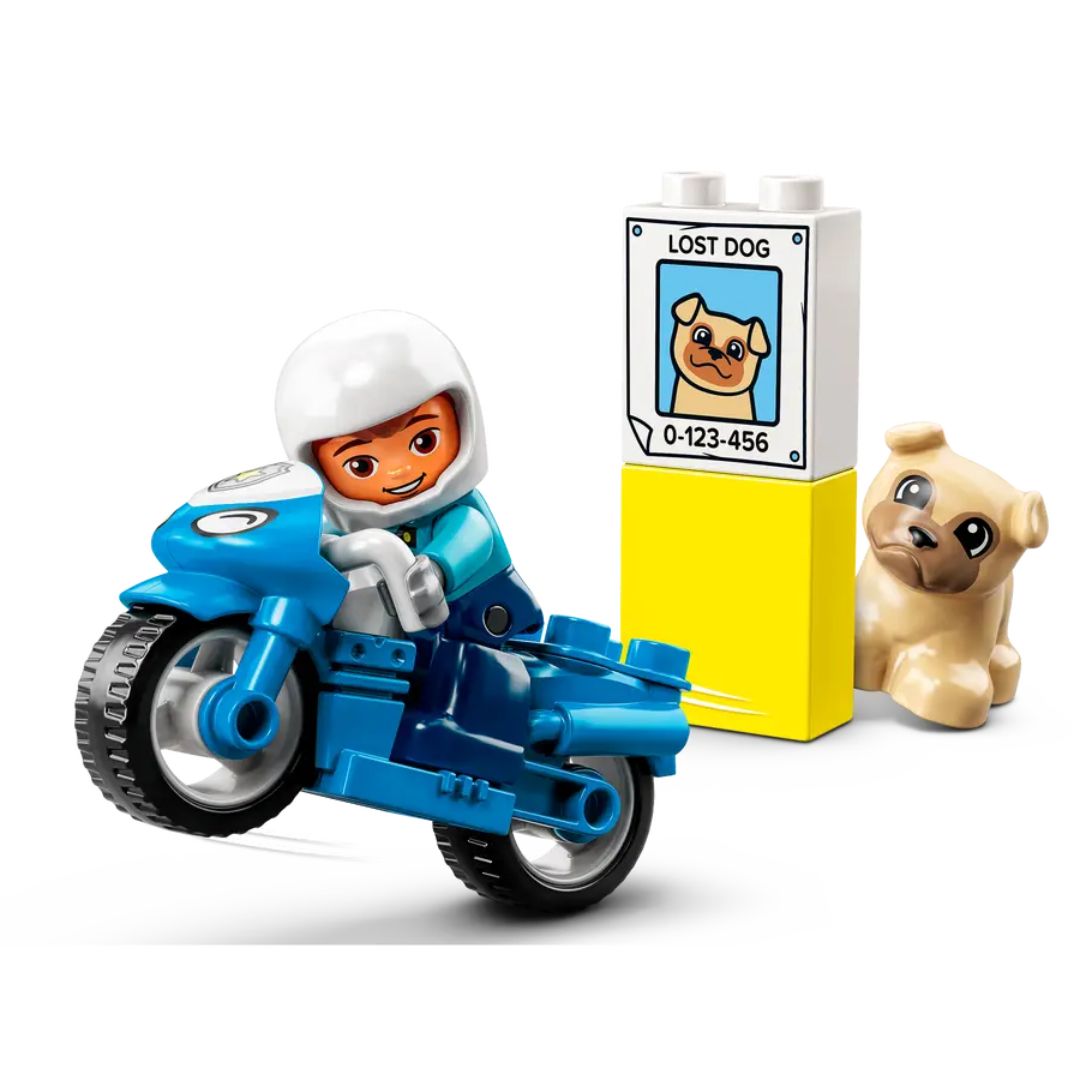 Lego Duplo Police Motorcycle -Lego - India - www.superherotoystore.com