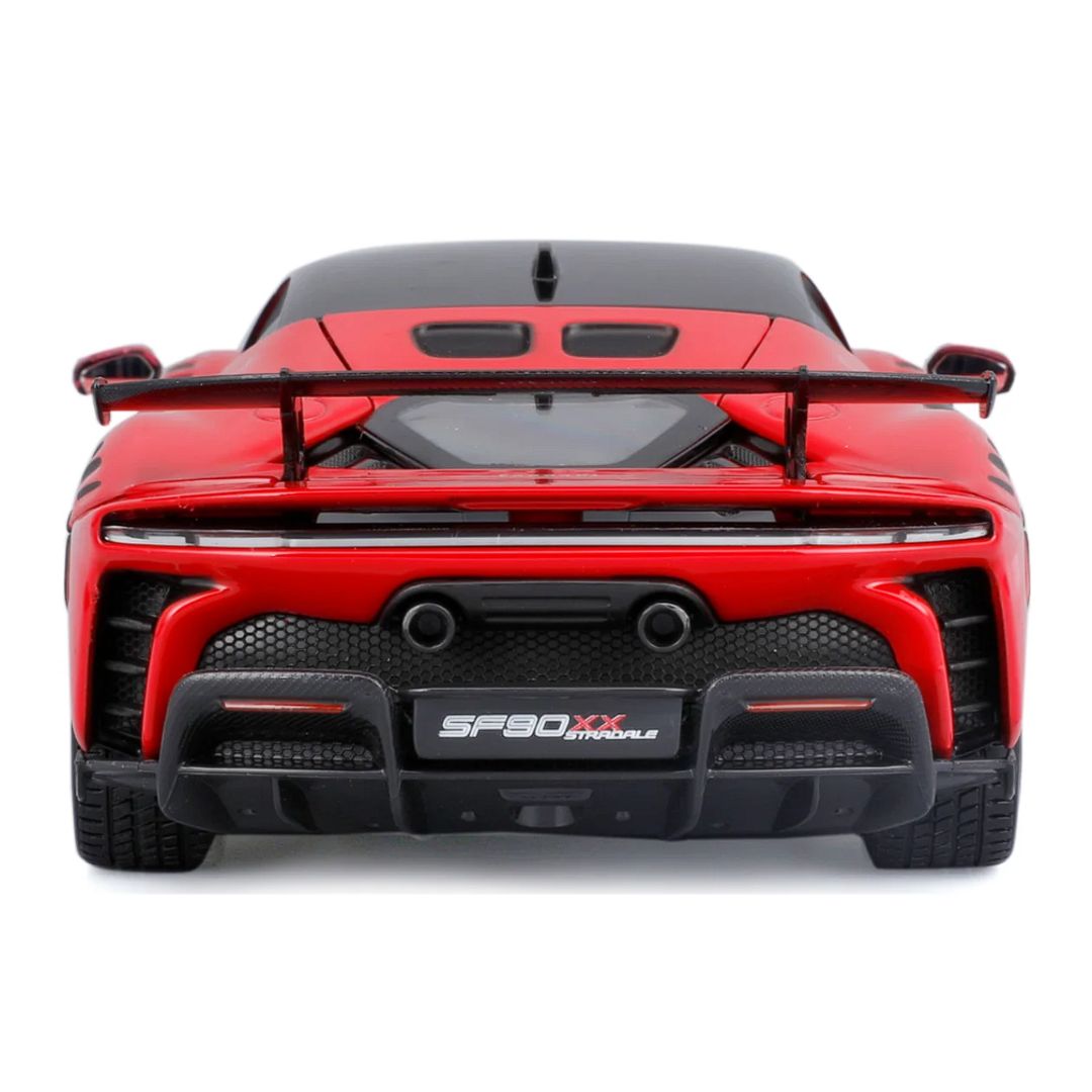 Red Ferrari SF90 XX Stradale in Hard Case 1:24 Scale Die-Cast Car by Bburago