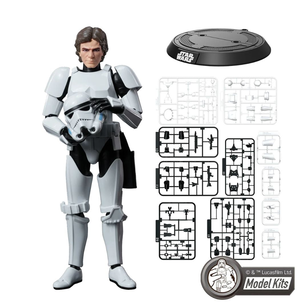 Star Wars Ep iv: A New Hope Han Solo Stormtrooper Disguise Version Champion Class Model Kit By Blokees