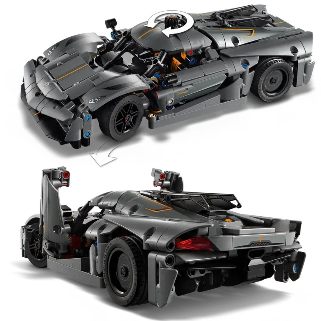 Lego Technic Koenigsegg Jesko Absolut Gray -Lego - India - www.superherotoystore.com