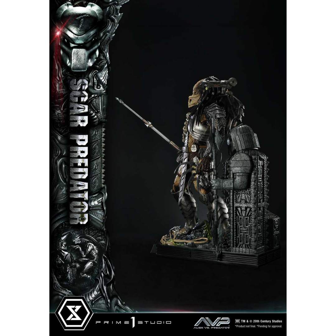 Alien vs.Predator Scar Predator Figure by Prime1 Studios -Prime 1 Studio - India - www.superherotoystore.com