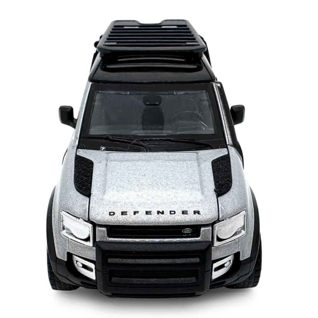 Land Rover Defender 110 Silver 1:43 Scale Tuning Set Model Car By CCA -CCA - India - www.superherotoystore.com