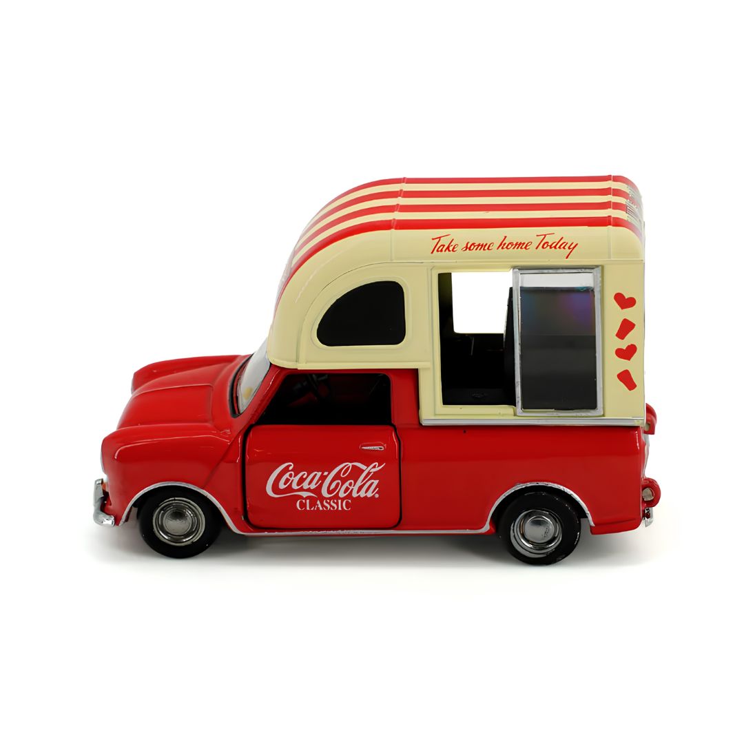 Morris Mini Pickup X Coca Cola 1:64 Scale Die-Cast Car By Tiny City