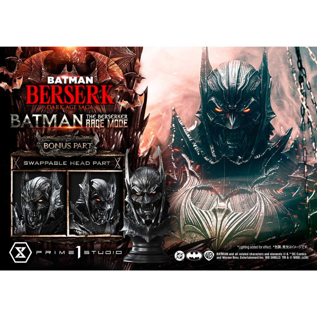 Batman:The Berserker Rage Mode Delxue Statue  By Prime1 Studios