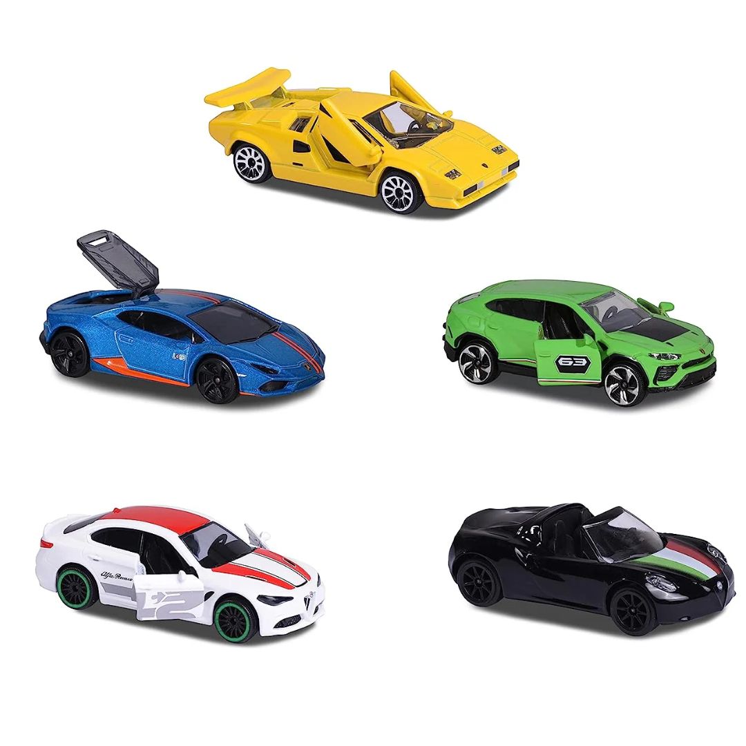 Dream Cars Italy, 5 Car Gift Pack By Majorette By Majorette -Majorette - India - www.superherotoystore.com