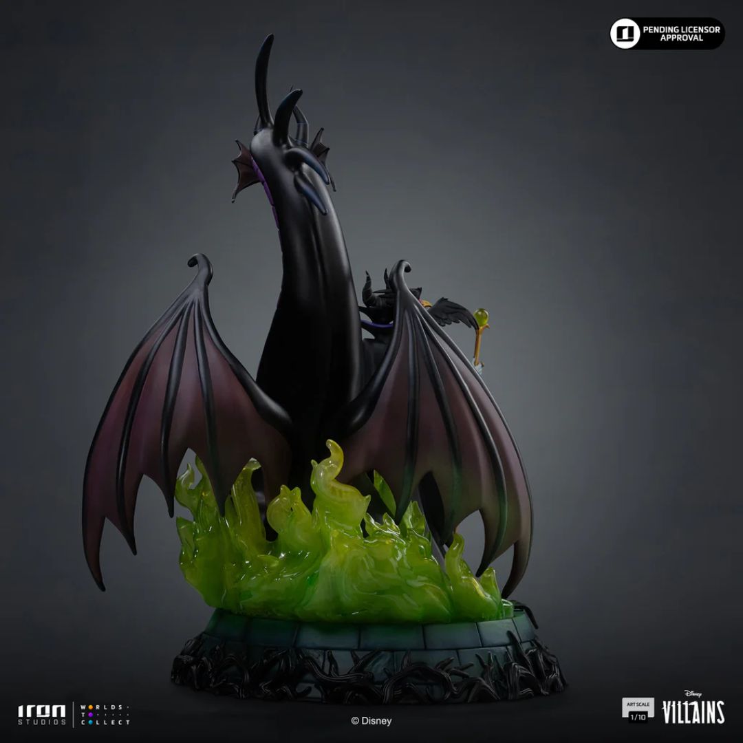 Disney'S Villians Maleficent Statue By Iron Studios