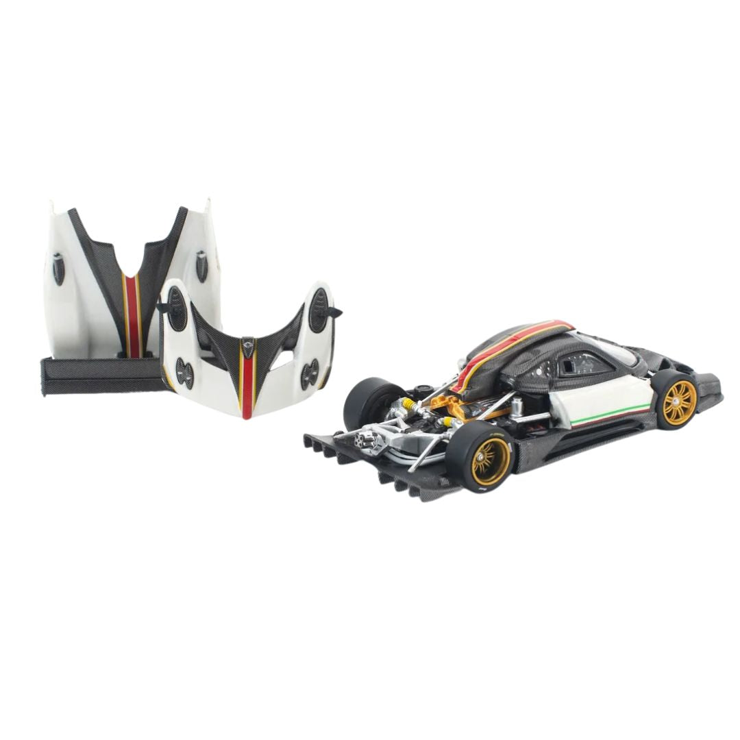 Pagani Zonda R (White) Collectible 1:64 Scale Die-Cast Car By Pop Race