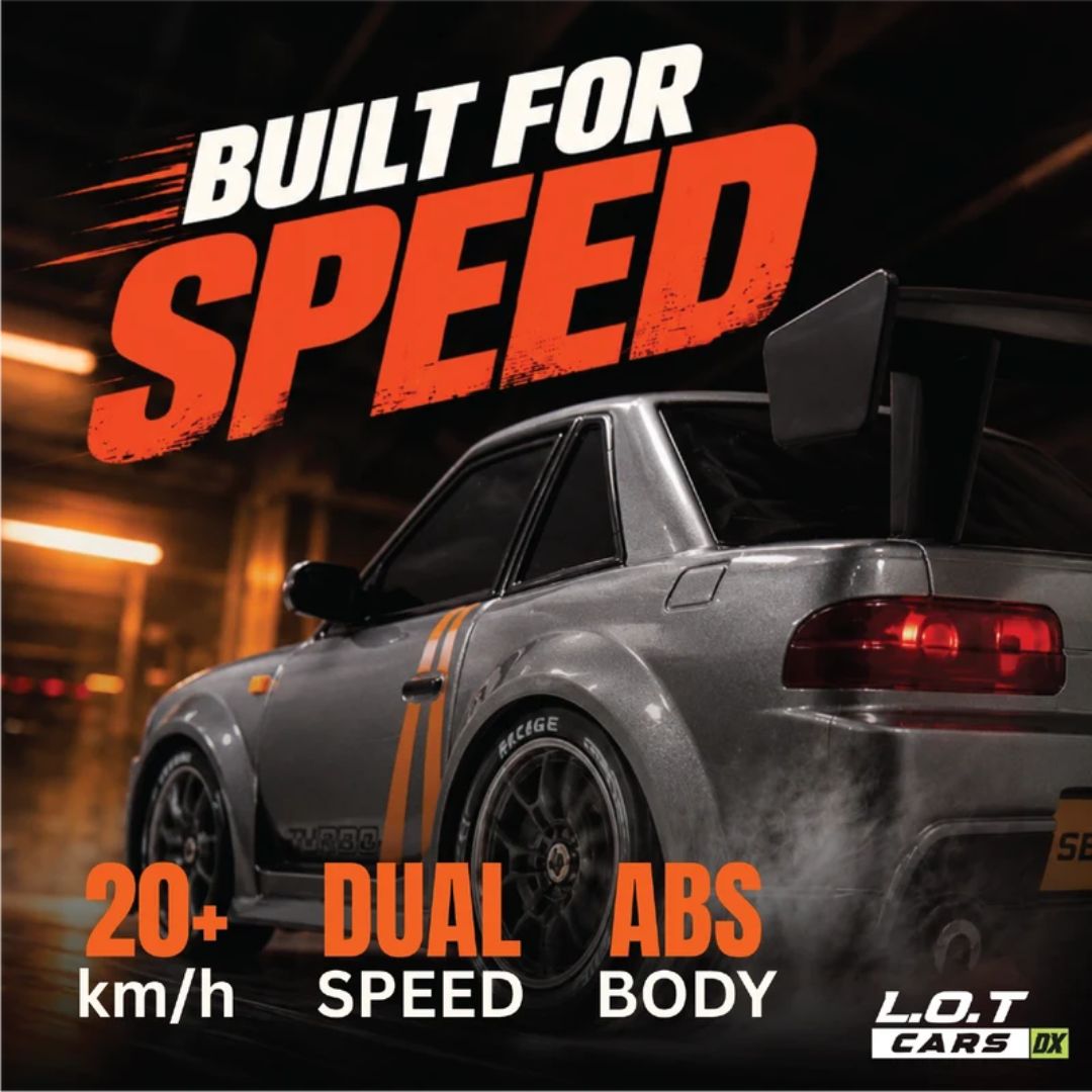 Zipp – Remote Control Drifter 1:24 Scale Ecomm Packaging Only Grey Car By Legend Of Toys