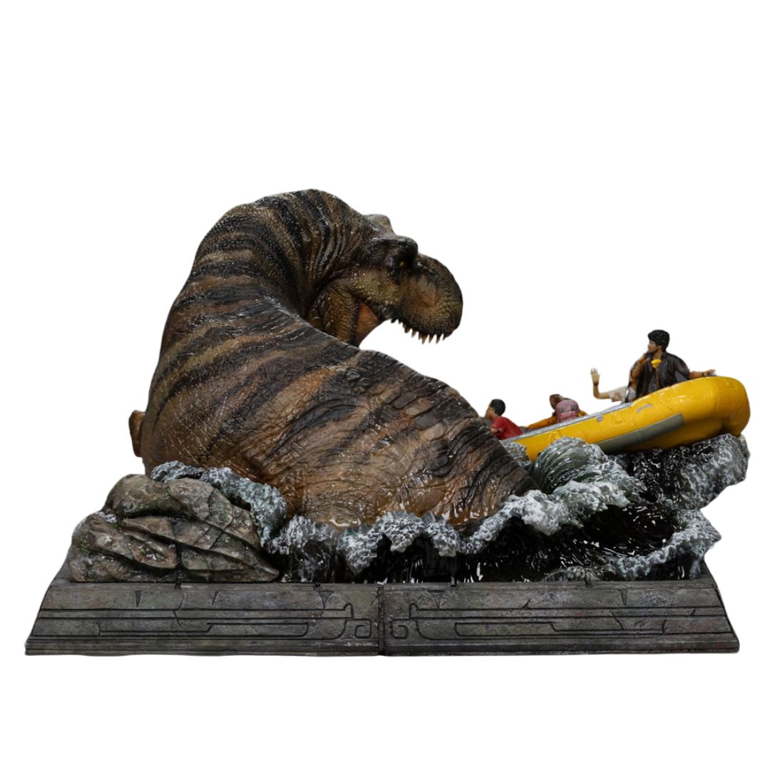 T-Rex River Attack Demi Art Scale Statue By Iron Studios -Iron Studios - India - www.superherotoystore.com