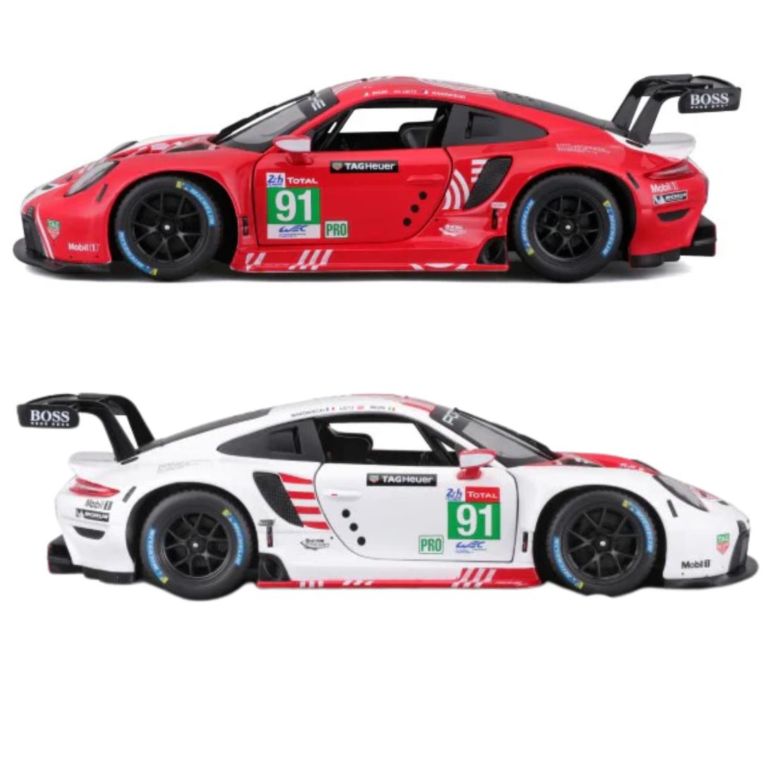 2020 Porsche 911 RSR LeMans 1:24 Scale Die-Cast Car by Bburago -Bburago - India - www.superherotoystore.com