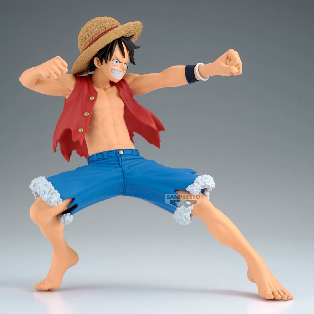One Piece Monkey D. Luffy Cross Posing Statue By Banpresto