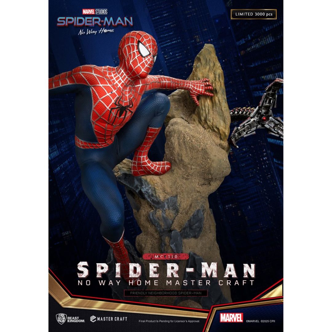 Spider-Man: No Way Home Friendly Neighborhood Spider-Man Master Craft Statue By Beast Kingdom -Beast Kingdom - India - www.superherotoystore.com