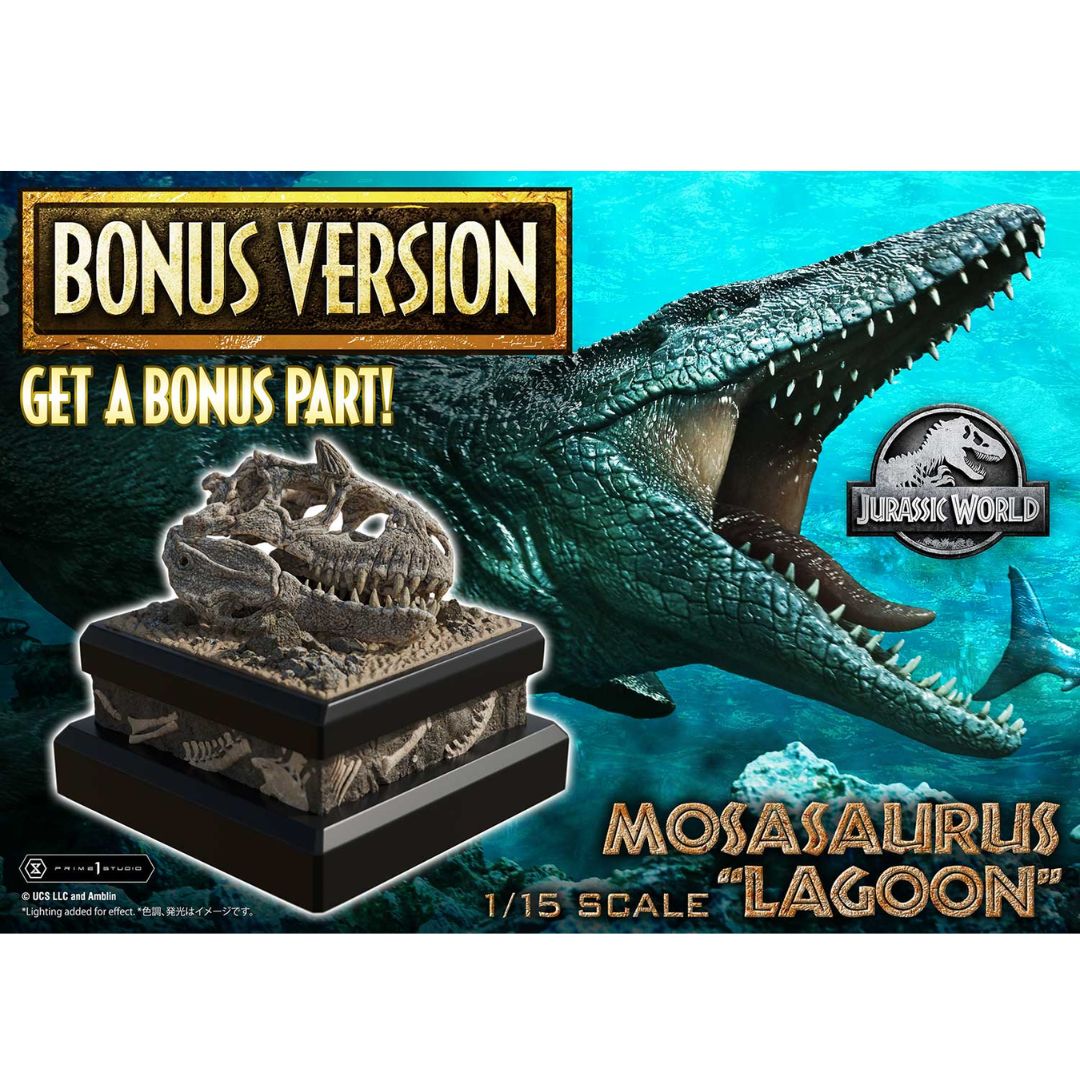 Jurassic World (Film) Mosasaurus "Lagoon" By Prime1 Studios