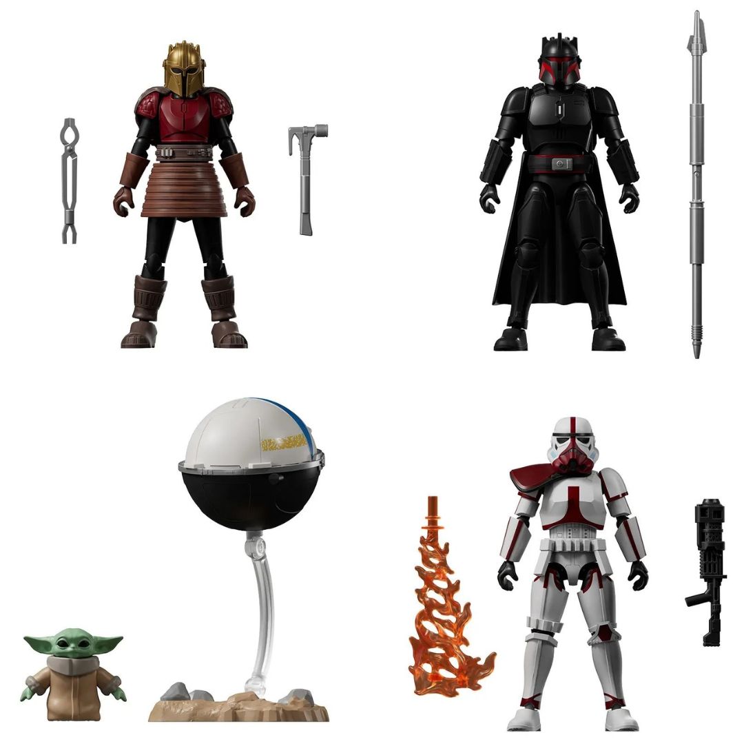 Star Wars Gv01 75841-The Mandalorian Seriesblind Box Model Kit By Blokees