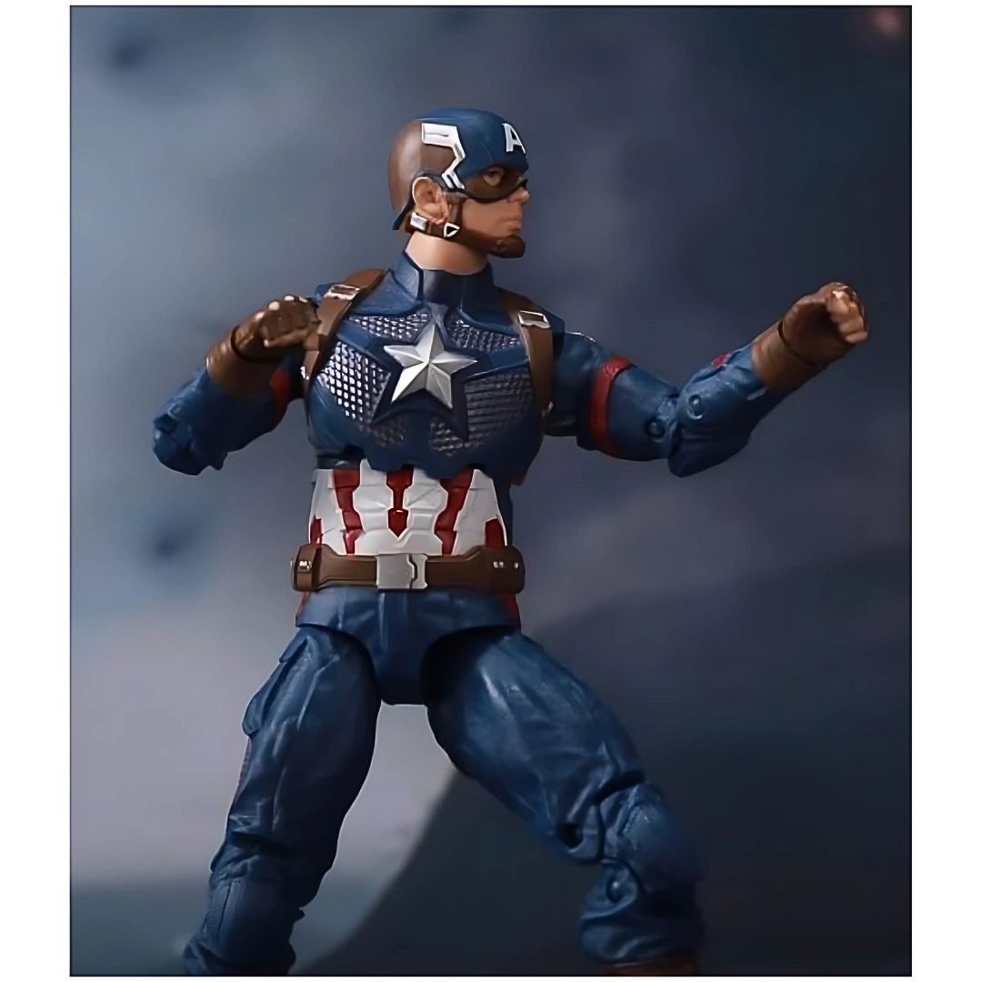New Captain America With Plastic Holderaction Figure By Zd Toys -ZD Toys - India - www.superherotoystore.com