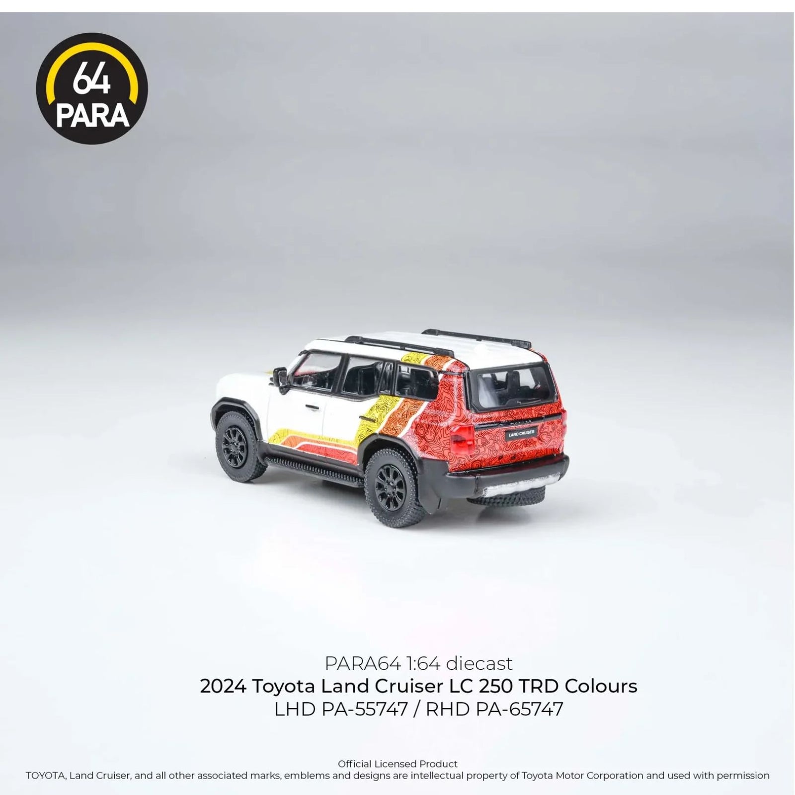 Toyota Land Cruiser 2024 Lc250  Trd Colors 1:64 Diecast Car By Para64