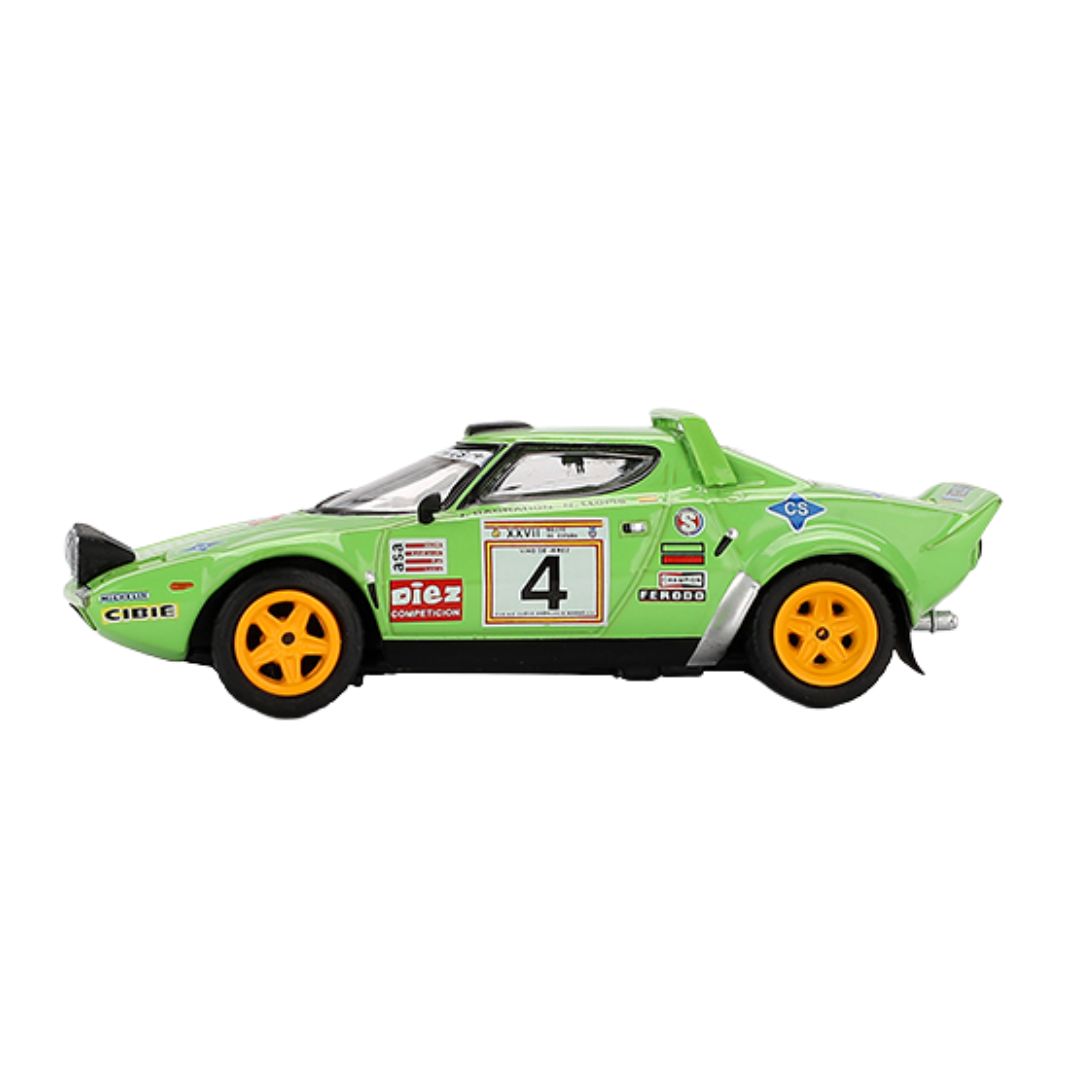 Lancia Stratos HF #4 1979 Spanish Rally Champion 1:64 Scale Die-Cast Car By Mini GT