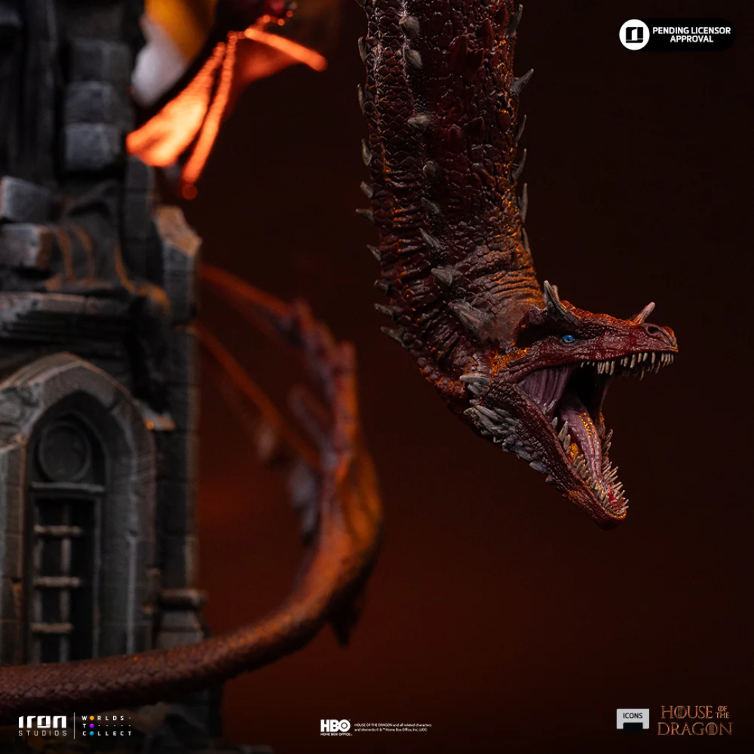 House Of The Dragon Caraxes Icons Statue By Iron Studios