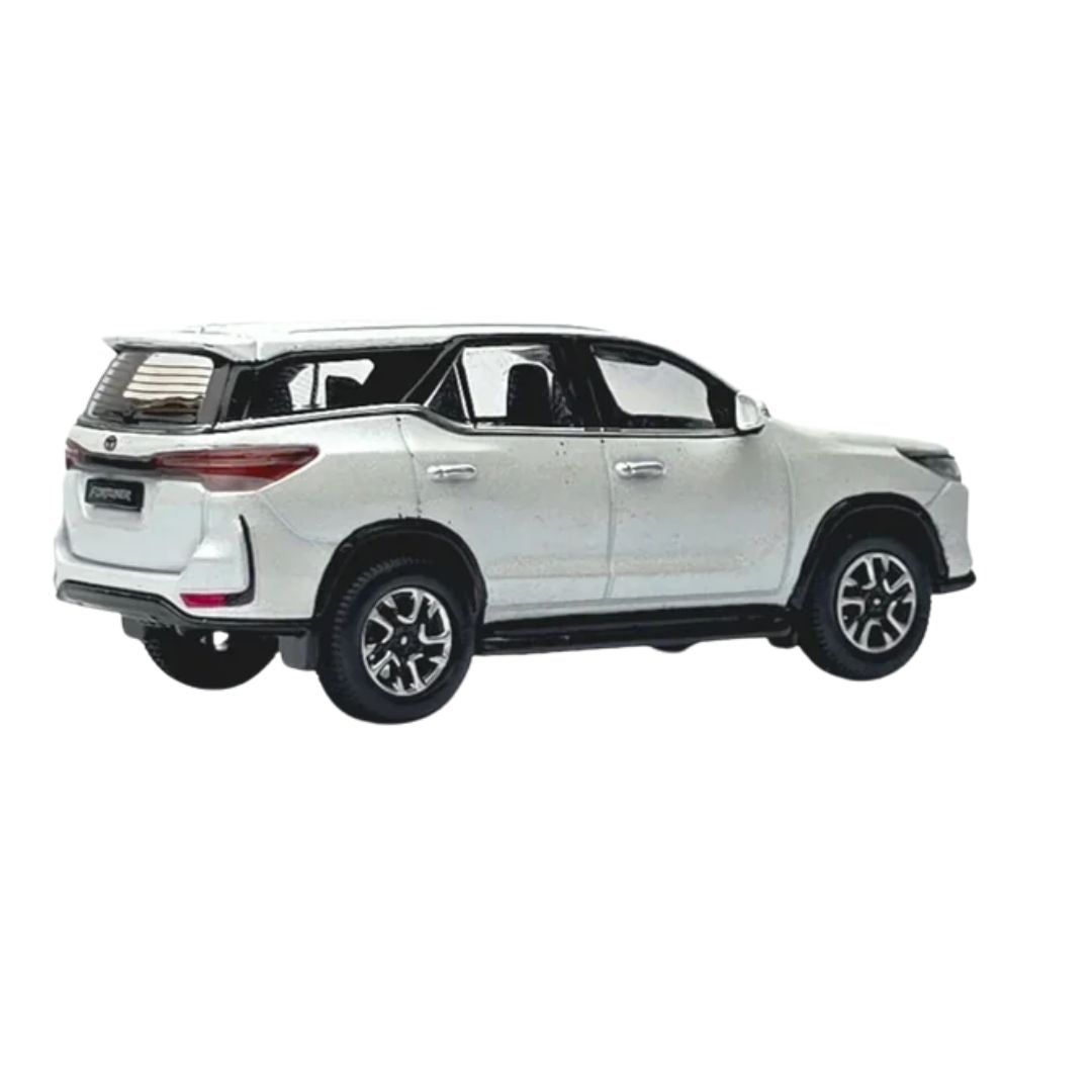 Toyota Fortuner - Q Variant Platinum 2023 (White) 1:64 Scale Die-Cast Car By Para64