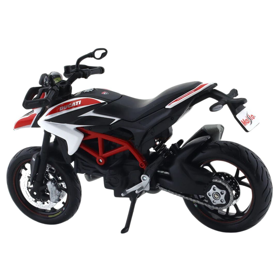White Ducati Hypermotard SP 1:12 Scale Bike by Maisto -Maisto - India - www.superherotoystore.com