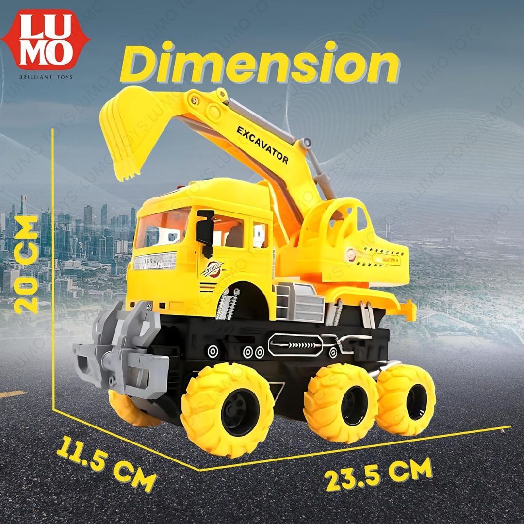 Construction Engineering Truck Toy -Lumo - India - www.superherotoystore.com