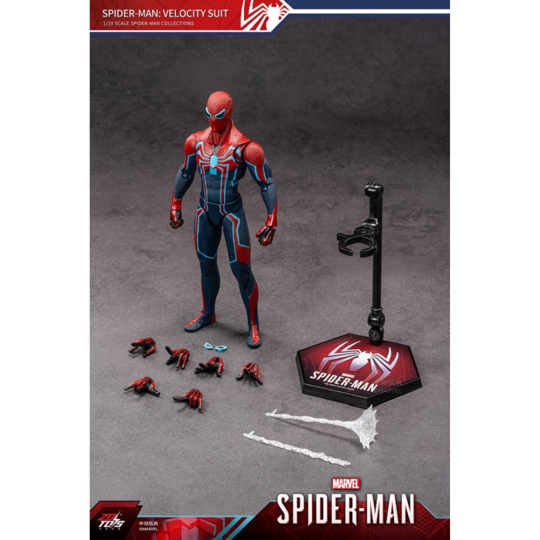 Spider-Man Velocity Suit  Action Figure By Zd Toys