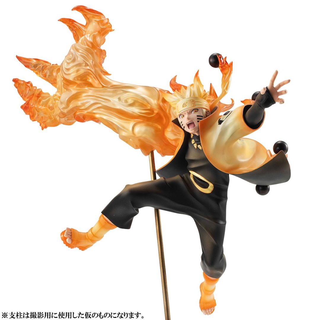 Naruto: Shippuden Naruto Uzumaki Six Paths Sage Mode 15th Anniversary Version G.E.M. Series Statue by Megahouse -Megahouse - India - www.superherotoystore.com