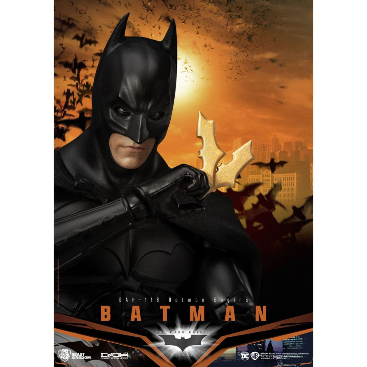 DAH-118 Batman Action Figure (Batman Begins) by Beast Kingdom -Beast Kingdom - India - www.superherotoystore.com