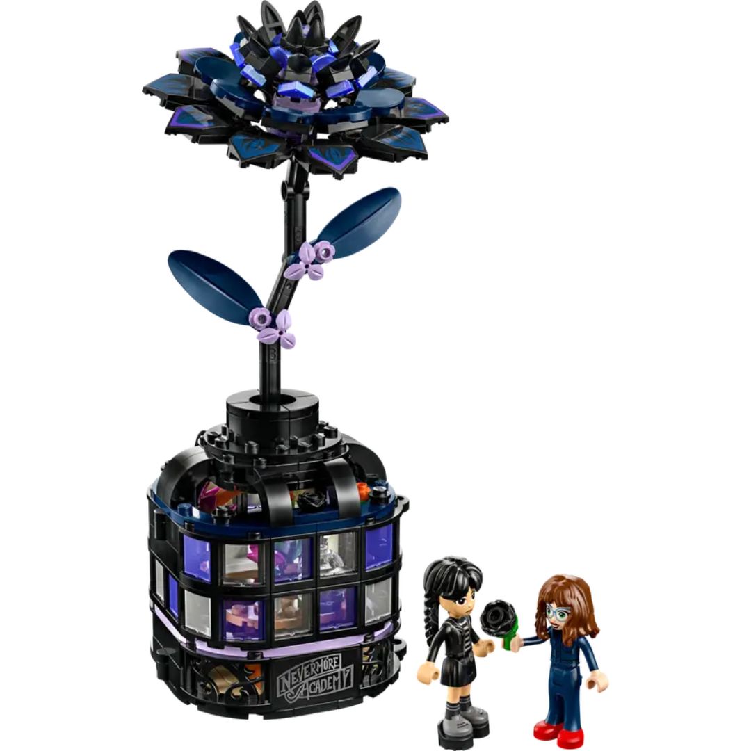 Wednesday Black Dahlia Flower By Lego