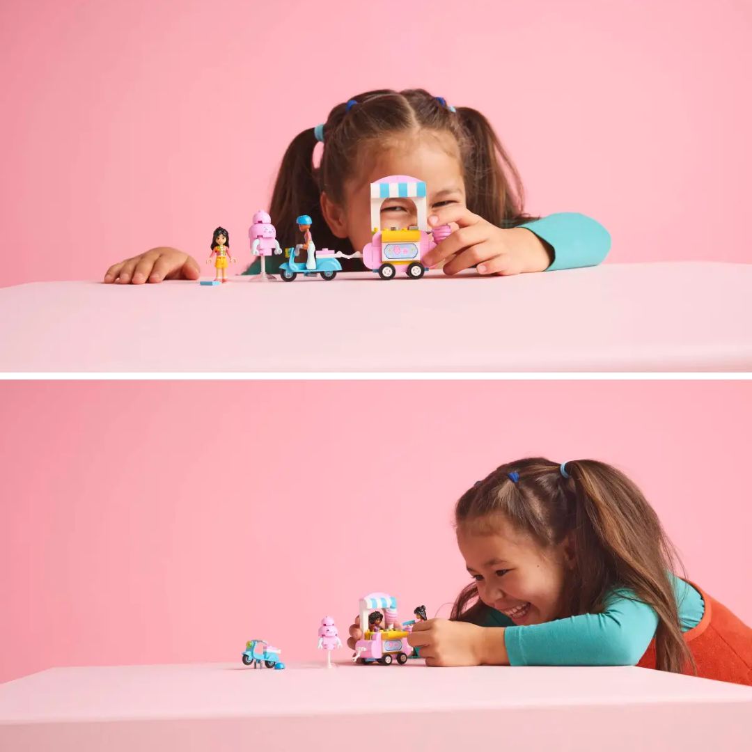 Lego Friends Cotton Candy Stand And Scooter -Lego - India - www.superherotoystore.com