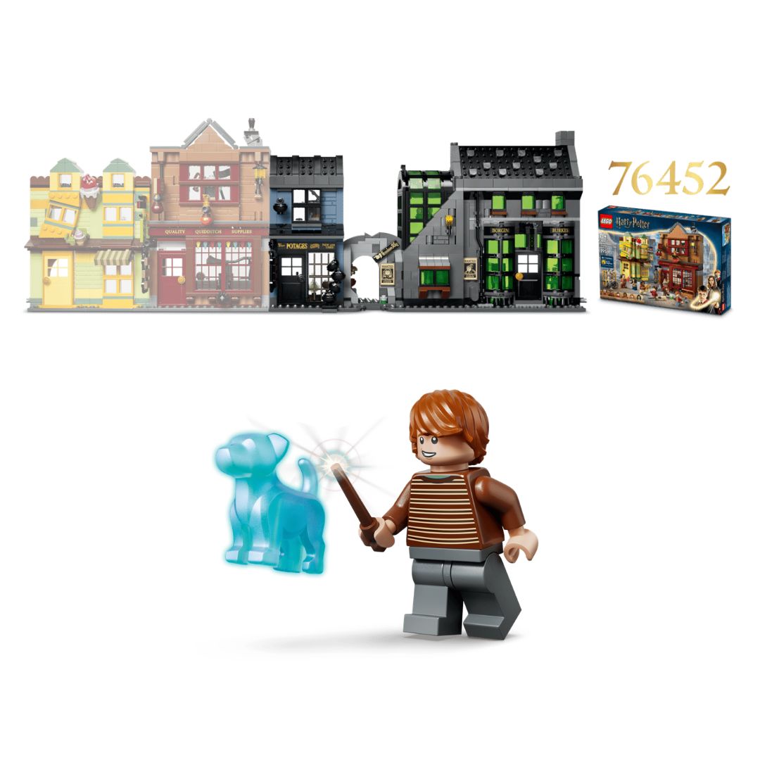 Harry Potter Knockturn Alley Wizarding Shops By Lego