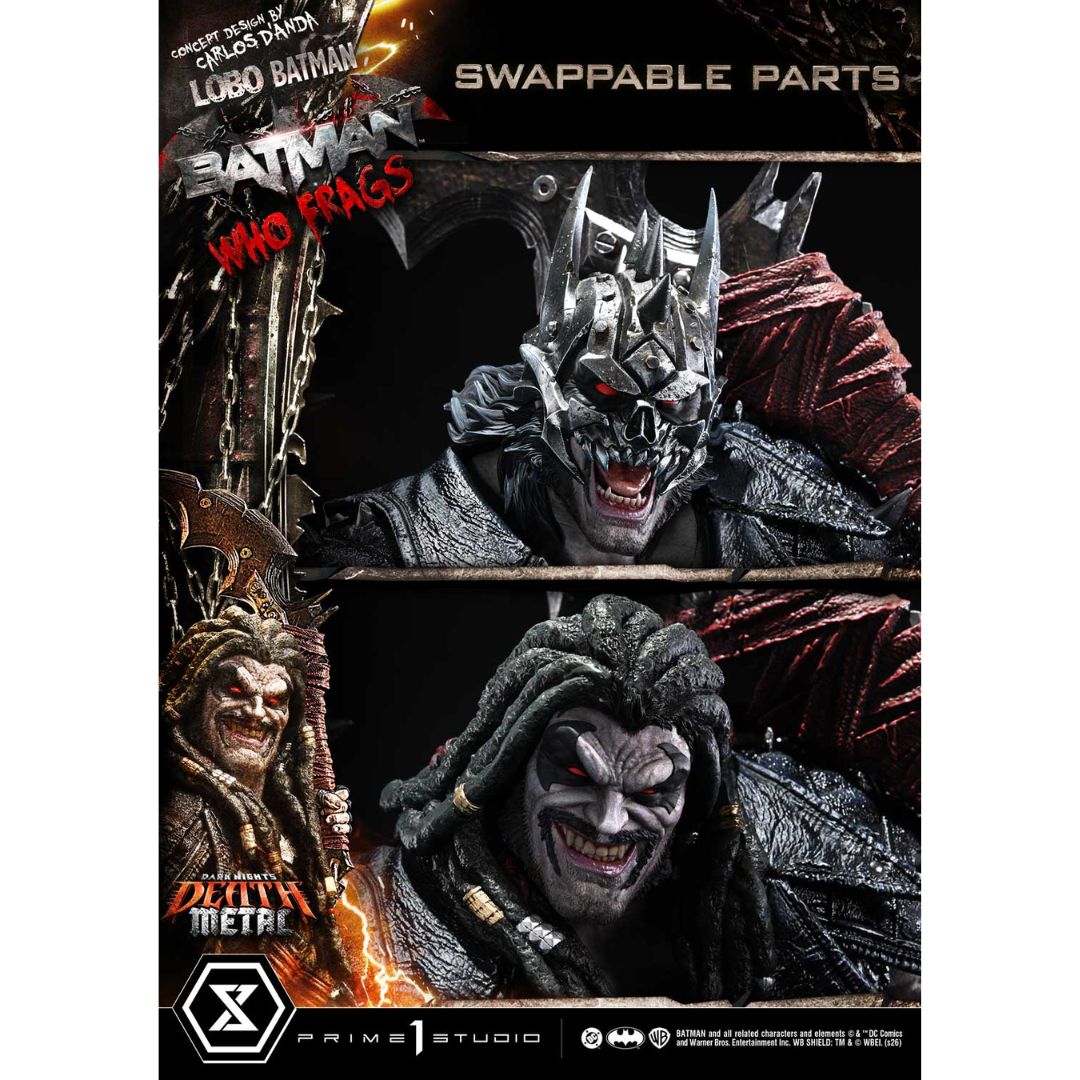 Dark Nights: Death Metal (Comics) Lobo Batman: Batman Who Frags Statue By Prime1 Studios