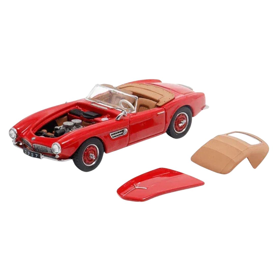 Red 1957 BMW 507 Roadster 1:64 Scale Die-Cast Car By GFCC