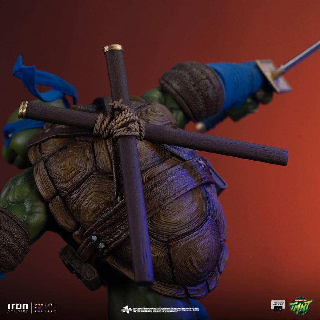 Teenage Mutant Ninja Turtles Leonardo Statue By Iron Studios