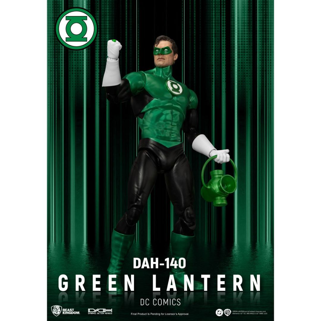 Dc Green Lantern Dynamic 8-Ction Heroes Action Figure By Beast Kingdom -Beast Kingdom - India - www.superherotoystore.com