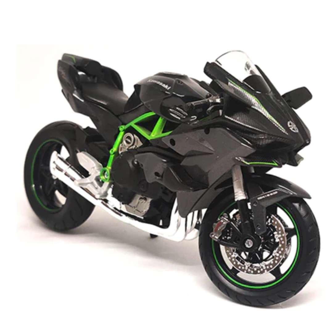 Black Kawasaki Ninja H2 R Die-cast Bike By Maisto -Maisto - India - www.superherotoystore.com