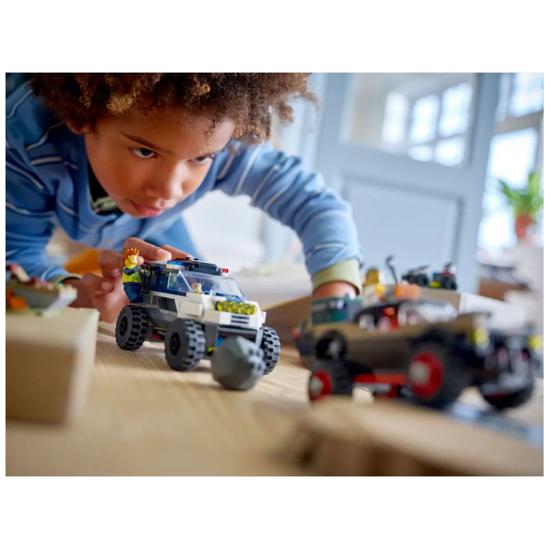 Off-Road Police Car Chase By Lego