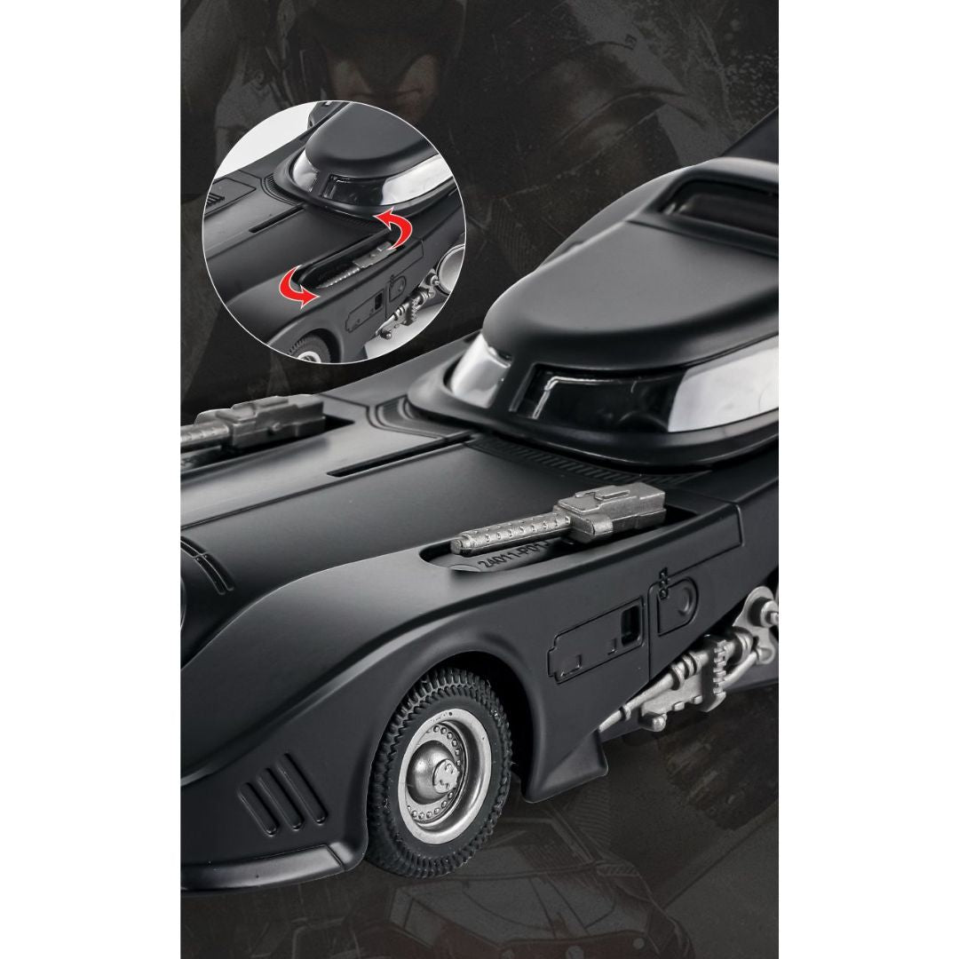 1989 Batman Movie: 1:24 Scale Metal Die-Cast Batmobile By Joy Junction