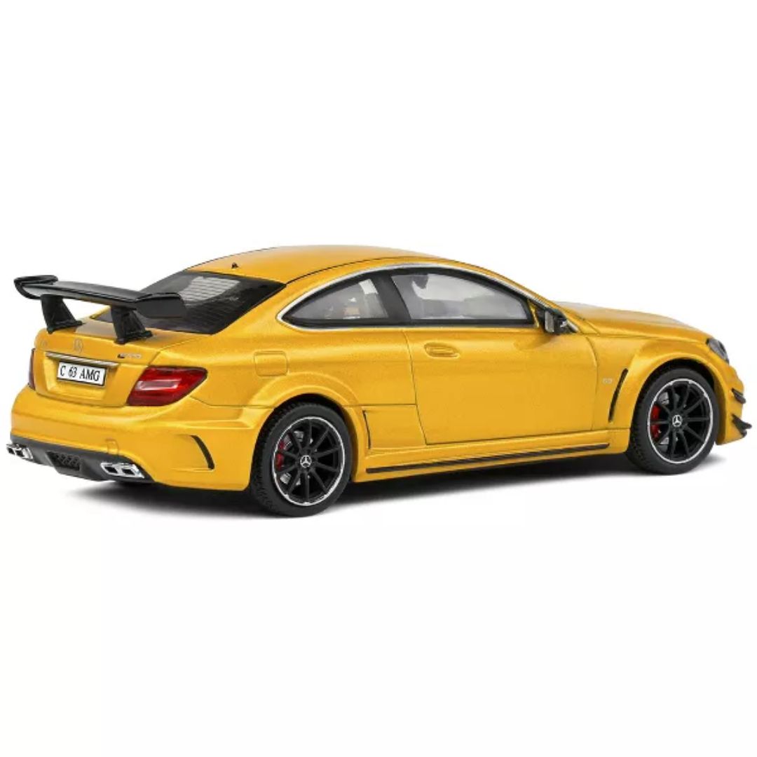Mercedes-Benz AMG 2012 Yellow C63 Black Series 1:43 Scale Die-Cast Car Solido -Solido - India - www.superherotoystore.com