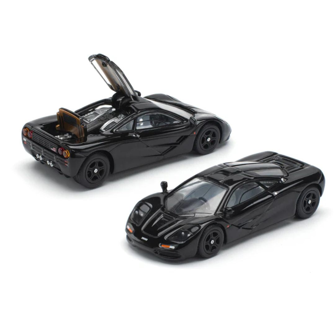 Mclaren F1 Jet Black 1:64 Diecast Car By Pop Race -Pop Race - India - www.superherotoystore.com