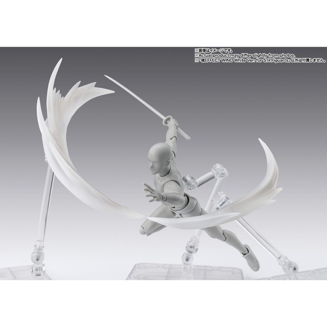 Tamashii Effect Wind White Ver. For S.H.Figuarts By Tamashii Nations