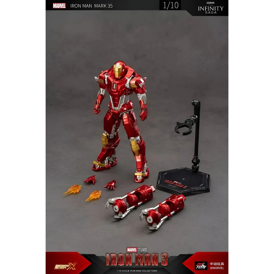 Iron Man Mk35 Action Figure By Zd Toys -ZD Toys - India - www.superherotoystore.com