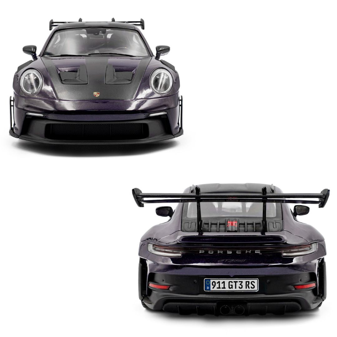 1:18 Porsche 911 Gt3 Rs Weissach Package Viola Purple Metallic 2024 By Solido