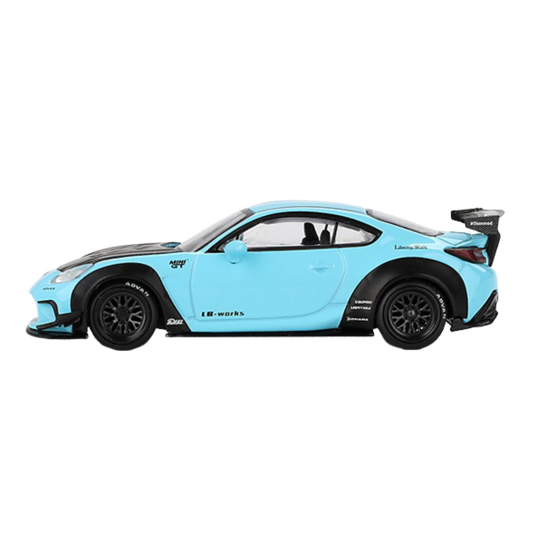 Baby Blue Toyota Gr86 Lb Nation 1:64 Scale Die-Cast Car By Mini Gt By Mini Gt -Mini GT - India - www.superherotoystore.com