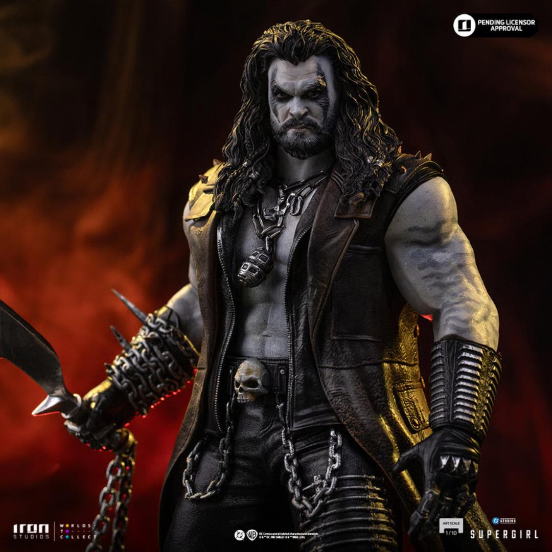 Lobo - Supergirl Movie Statue By Iron Studios