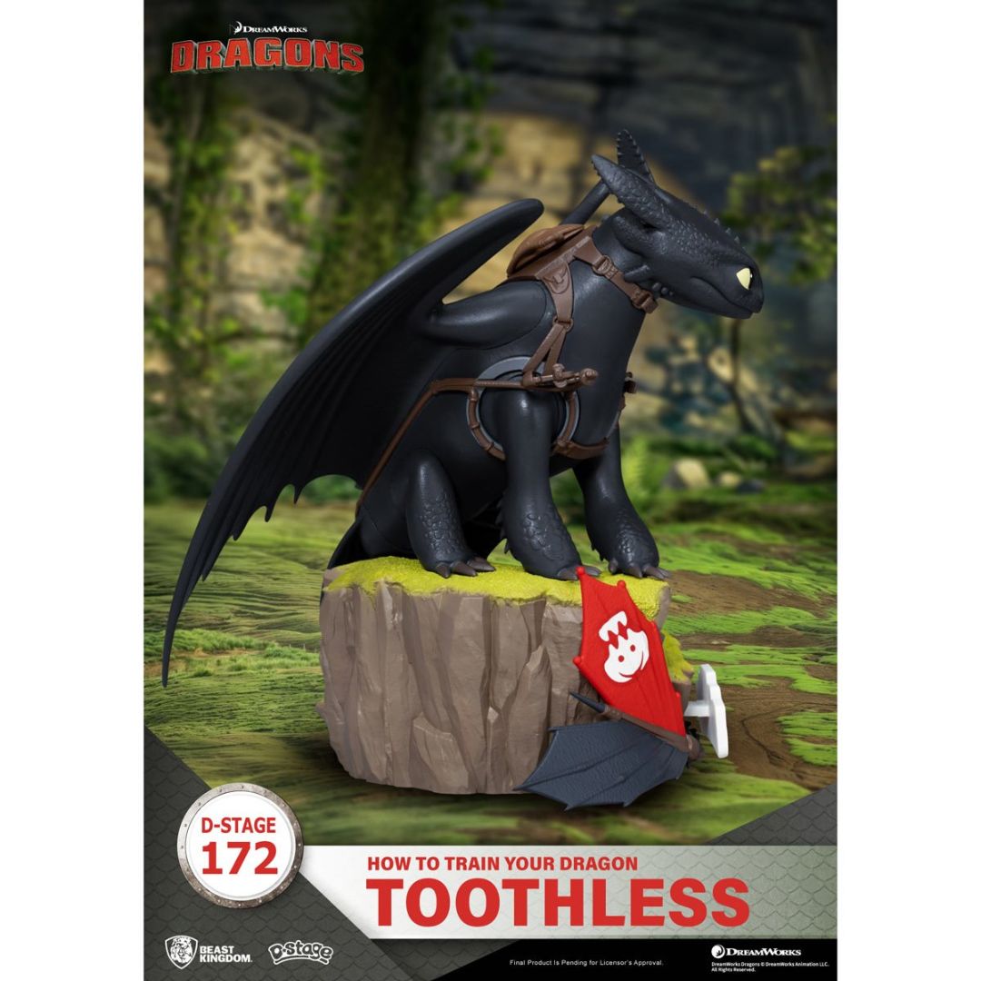 How To Train Your Dragon Toothless Ds-172 D-Stage Statue By Beast King ...